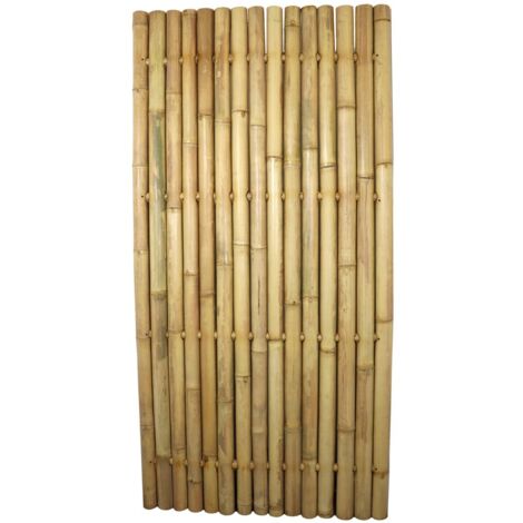 Whole Pole Fence Panel (Pack of 4) - Bamboo - L800 x W100 x H200 cm - Tali