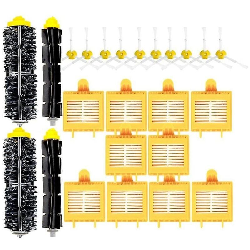 Ensemble complet 24 pièces accessoires pour aspirateur robot série 7 700 720 730 750 760 770 775 780 790 f