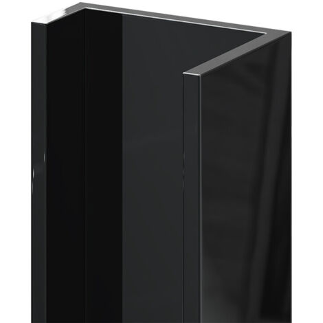 WholePanel 10mm Black Wall Panel U Trim