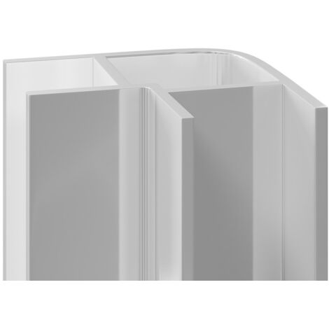 WholePanel 10mm Silver Aluminium Wall Panel External Corner Trim