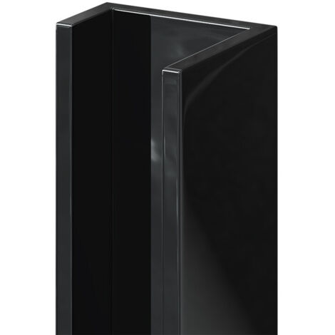 WholePanel 5mm Black Wall and Ceiling Panel U Trim