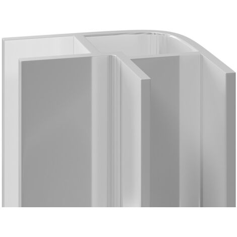 WholePanel 5mm Bright Polished Aluminium Wall Panel External Corner Trim