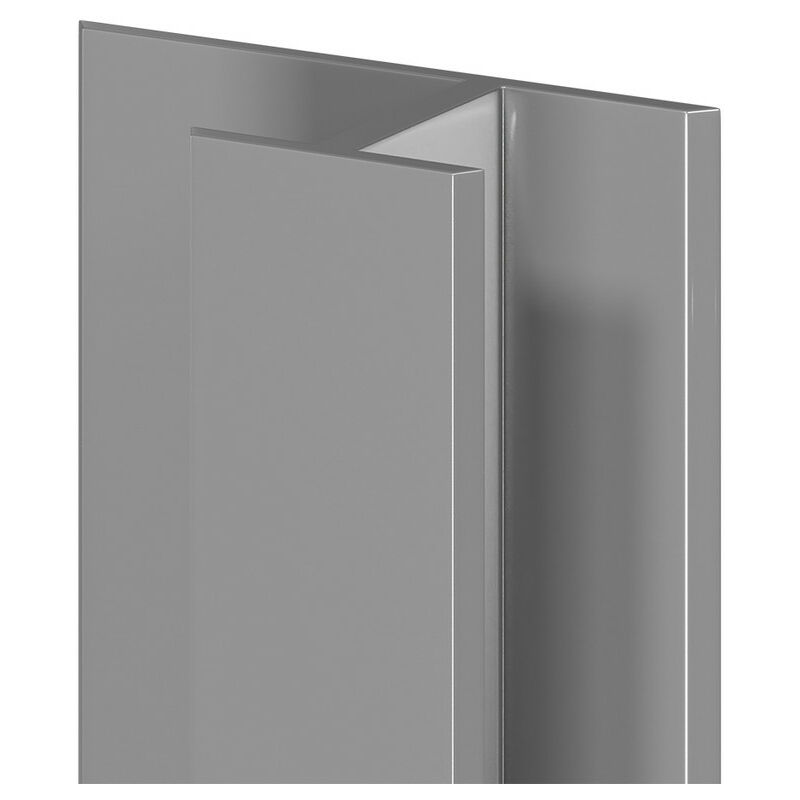 Wholepanel - 5mm Grey Wall and Ceiling Panel h Joint Trim - Grey