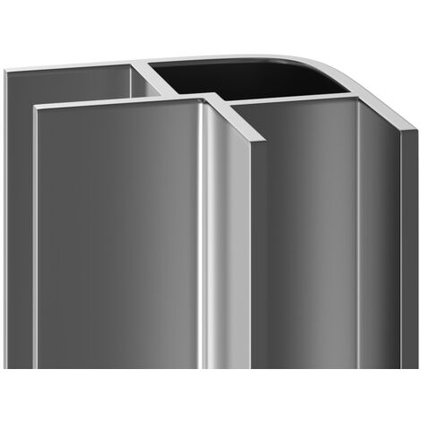 WholePanel 5mm Silver Wall and Ceiling Panel External Corner Trim