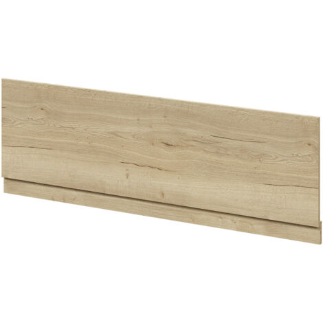 Wholesale Domestic Autumn Oak MDF 1700mm Front Bath Panel with Plinth