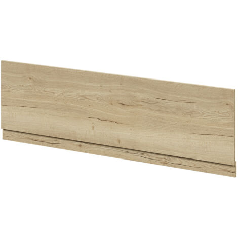 Wholesale Domestic Autumn Oak MDF 1800mm Front Bath Panel with Plinth