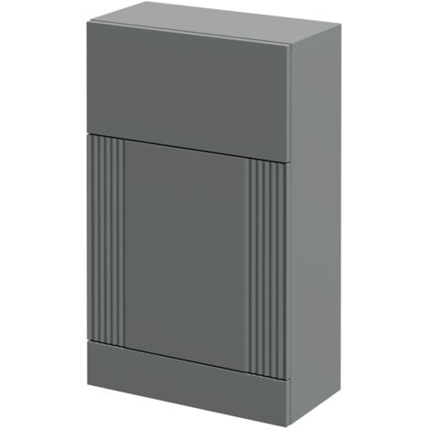Wholesale Domestic Avant Satin Grey 500mm Toilet Unit
