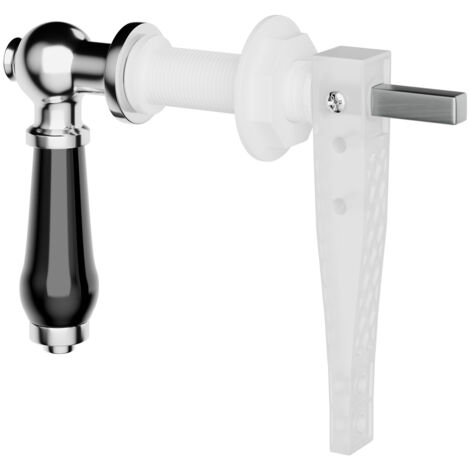 Wholesale Domestic Black Ceramic Traditional Cistern Flush Lever