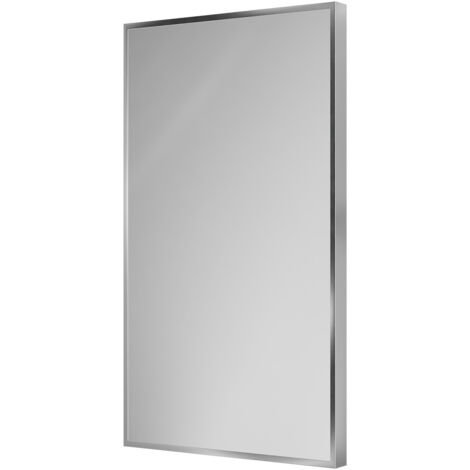 Wholesale Domestic Brandon Polished Chrome Aluminium Framed 400mm x 700mm Mirror