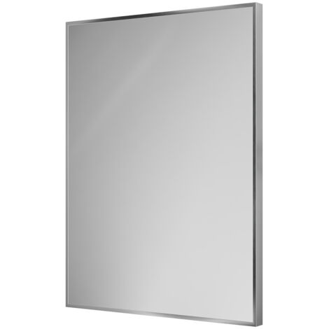 Wholesale Domestic Brandon Polished Chrome Aluminium Framed 600mm x 800mm Mirror
