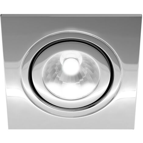 Wholesale Domestic Cali Polished Chrome IP65 35W Square Tiltable Bathroom Downlight