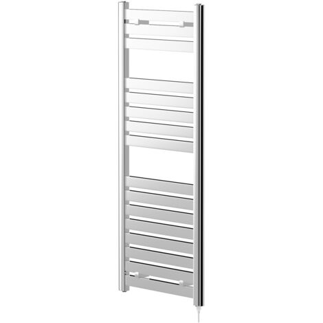 Wholesale Domestic Cassini Chrome 1200mm x 500mm Electric Heated Towel Rail