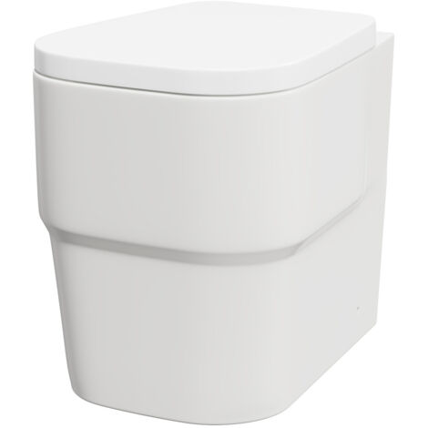 Wholesale Domestic Club Back to Wall Toilet Pan with Soft Close Toilet Seat