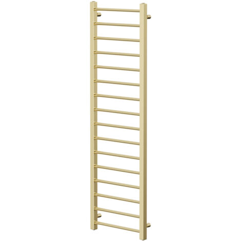 Wholesale Domestic Colore Cohen Brushed Brass 1600mm x 500mm Straight Heated Towel Rail