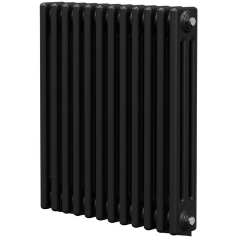 Wholesale Domestic Colore Colosseum Matt Black 600mm x 554mm Triple Panel Radiator