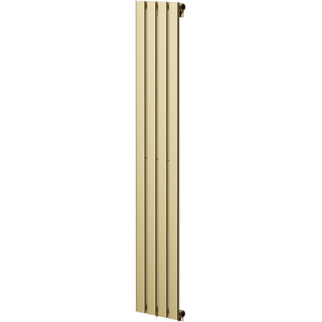 Wholesale Domestic Colore Hudson Brushed Brass 1600mm x 300mm Single Panel Radiator
