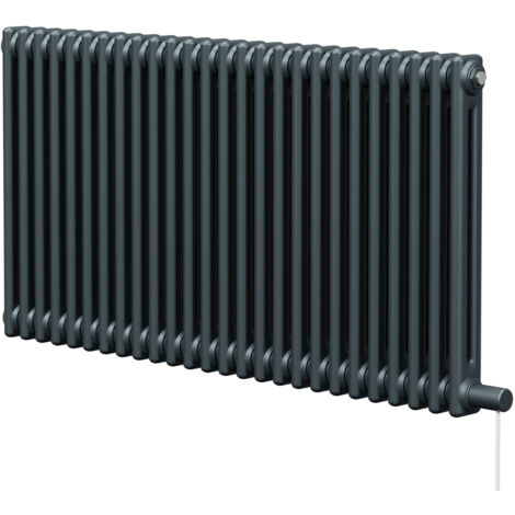 Wholesale Domestic Colosseum Anthracite 600mm x 1164mm Horizontal Electric Double Column Radiator