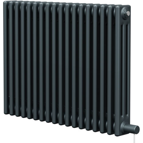 Wholesale Domestic Colosseum Anthracite 600mm x 821mm Horizontal Electric Triple Column Radiator