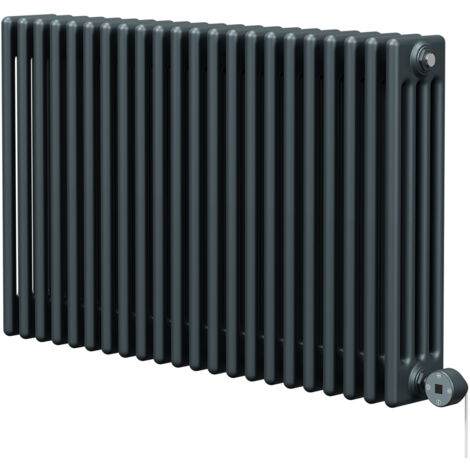 Wholesale Domestic Colosseum Anthracite 600mm x 988mm Horizontal Digital Thermostatic Electric Quadruple Column Radiator