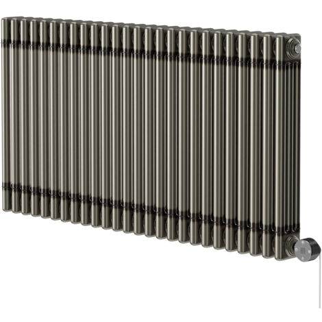 Wholesale Domestic Colosseum Raw Metal 600mm x 1177mm Horizontal Digital Thermostatic Electric Triple Column Radiator