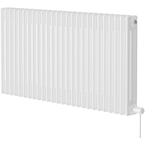Wholesale Domestic Colosseum White 600mm x 1177mm Horizontal Electric Triple Column Radiator
