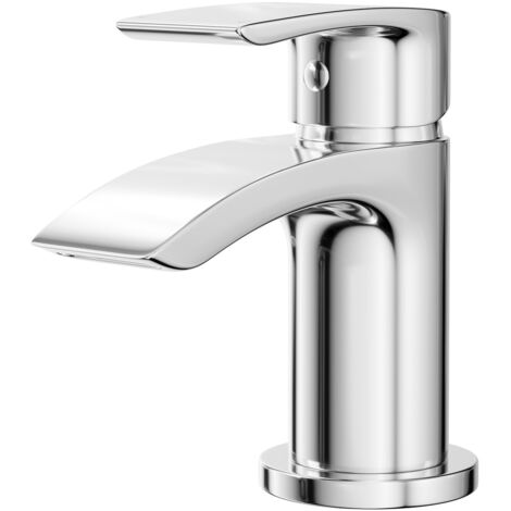 Wholesale Domestic Crest Polished Chrome Mini Mono Basin Mixer Tap