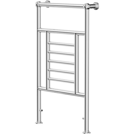 Wholesale Domestic Deco Chrome 914mm x 535mm Traditional Floor Mounted Radiator