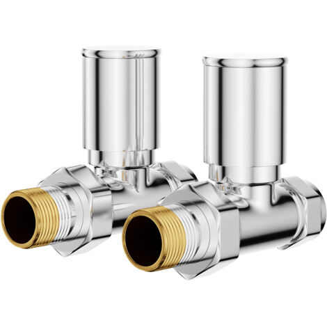 Wholesale Domestic Dias Chrome Round Straight Radiator Valves