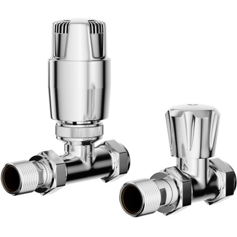Wholesale Domestic Dias Chrome Thermostatic Straight Radiator Valves