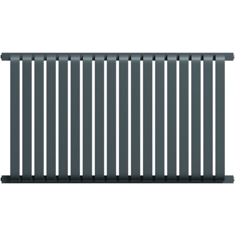 Wholesale Domestic Empire Anthracite 600mm x 1068mm Horizontal Single Panel Radiator