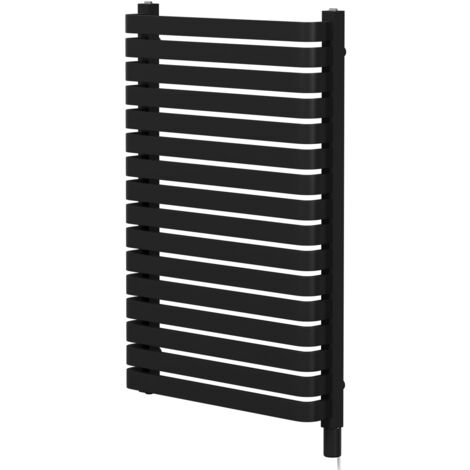 Wholesale Domestic Empire Colore Matt Black 912mm x 600mm Vertical Electric Single Panel Radiator