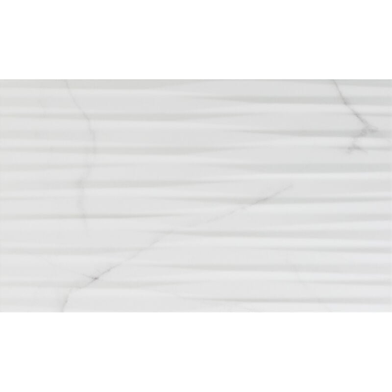 Essential rlv White 33.3cm x 55cm Ceramic Wall Tile - White - Wholesale Domestic