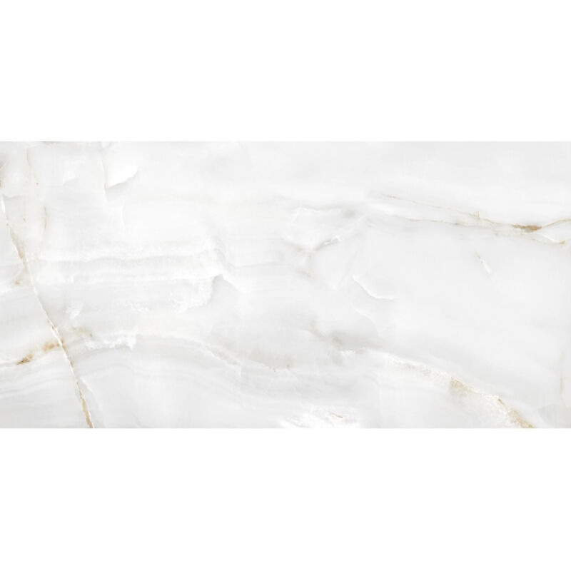 Wholesale Domestic - Eternal Polished White 60cm x 120cm Porcelain Wall and Floor Tile - White