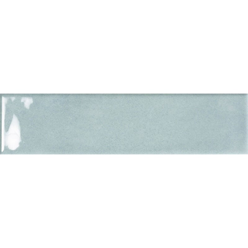 Harlequin Blue 7cm x 28cm Porcelain Wall and Floor Tile - Blue - Wholesale Domestic