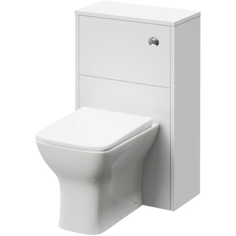 Horizon Graphite Grey 500mm Toilet Unit and Jubilee Short