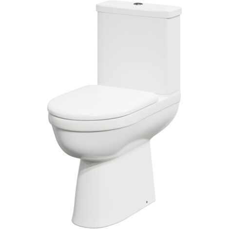 Wholesale Domestic Ideal Comfort Height Close Coupled Toilet with Soft Close Toilet Seat