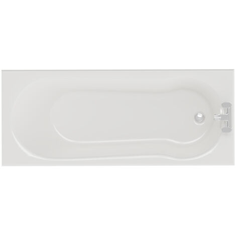 Wholesale Domestic Keyhole 1700mm x 800mm Straight Single Ended Shower Bath