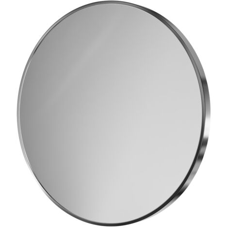 Wholesale Domestic Laurel Polished Chrome Aluminium Framed 600mm Round Mirror