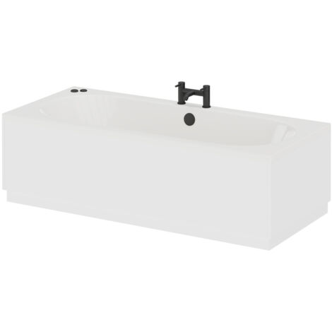 Wholesale Domestic Metropole 1700mm x 750mm 6 Jet Matt Black V-Tec Double Ended Whirlpool Bath
