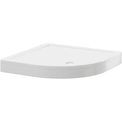 Wholesale Domestic Pearlstone 1000mm x 1000mm x 40mm Quadrant Shower Tray and Plinth