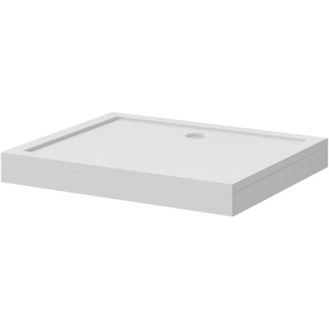Wholesale Domestic Pearlstone 1200mm x 1000mm x 40mm Rectangular Shower Tray and Plinth