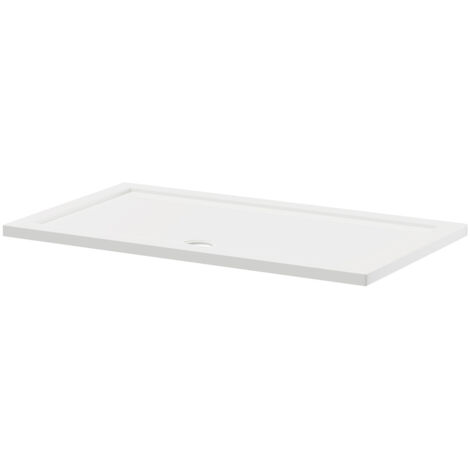 Wholesale Domestic Pearlstone 1400mm x 800mm x 40mm Rectangular Shower Tray