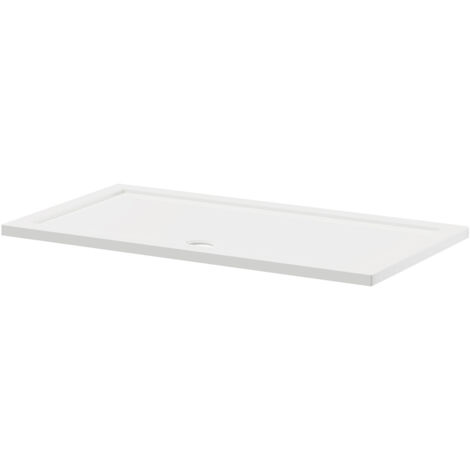 Wholesale Domestic Pearlstone 1600mm x 800mm x 40mm Rectangular Shower Tray