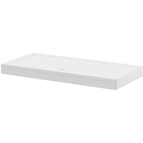 Wholesale Domestic Pearlstone 1700mm x 800mm x 40mm Rectangular Shower Tray and Plinth