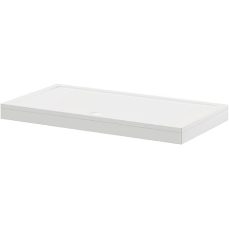 Wholesale Domestic Pearlstone 1700mm x 900mm x 40mm Rectangular Shower Tray and Plinth