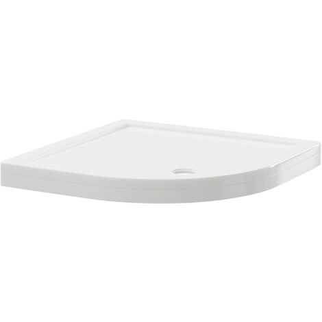 Wholesale Domestic Pearlstone 800mm x 800mm x 40mm Quadrant Shower Tray and Plinth