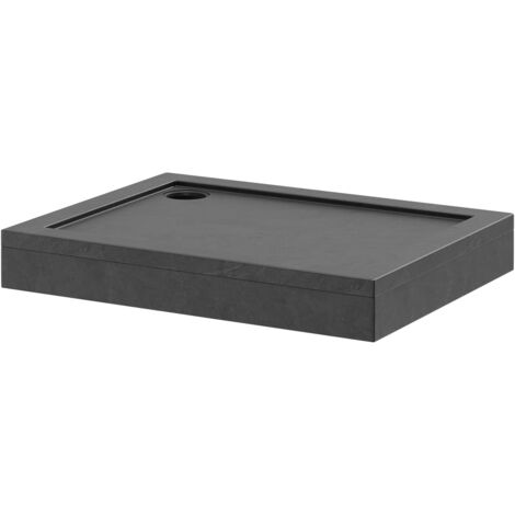 Wholesale Domestic Pearlstone Slate 1000mm x 760mm x 40mm Rectangular Shower Tray and Plinth