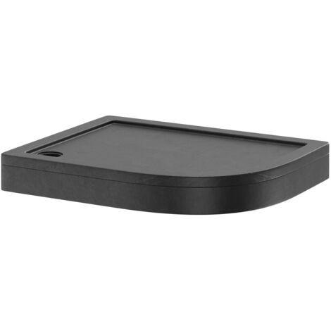 Wholesale Domestic Pearlstone Slate 1000mm x 800mm x 40mm Right Hand Offset Quadrant Shower Tray and Plinth