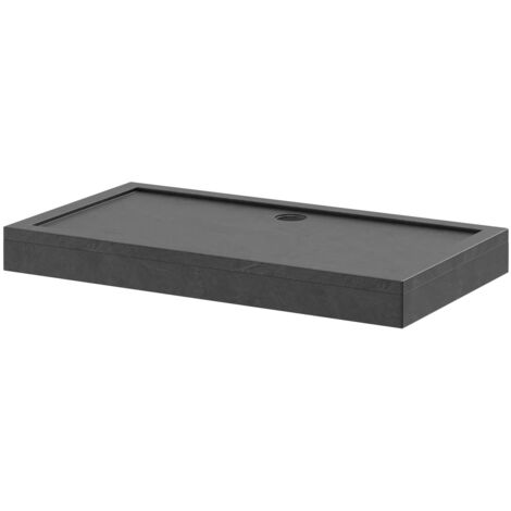 Wholesale Domestic Pearlstone Slate 1400mm x 760mm x 40mm Rectangular Shower Tray and Plinth