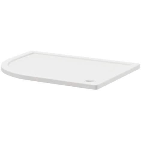 Wholesale Domestic Pearlstone Slip Resistant 1200mm x 900mm x 40mm Left Hand Offset Quadrant Shower Tray
